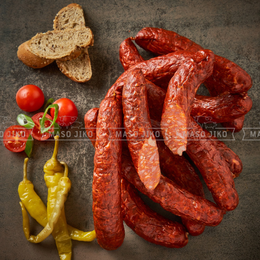 detail Šebestiánská klobása