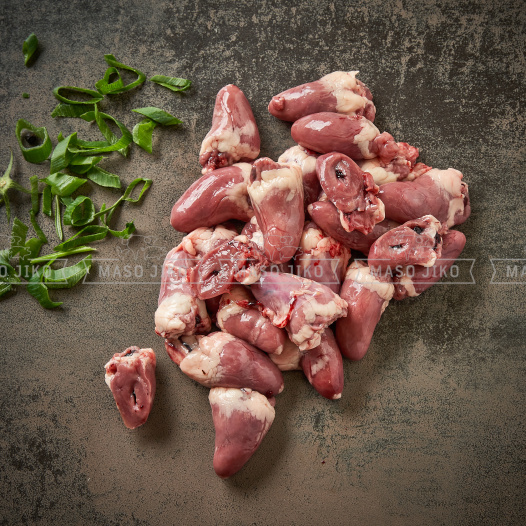 detail Kuřecí srdce