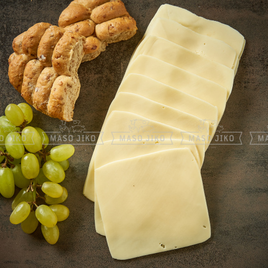 detail Eidamský sýr 30% plátky